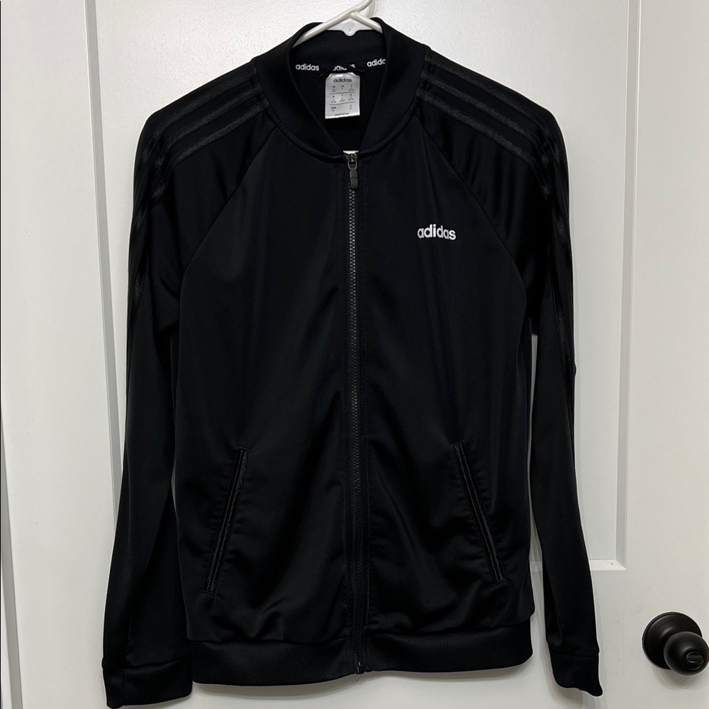 Adidas Women’s Dazzle Black Track Jacket, Black, Size S